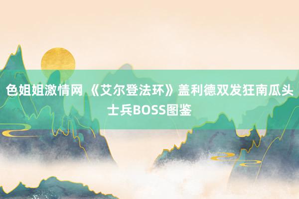 色姐姐激情网 《艾尔登法环》盖利德双发狂南瓜头士兵BOSS图鉴