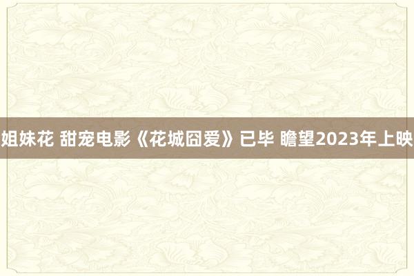 姐妹花 甜宠电影《花城囧爱》已毕 瞻望2023年上映